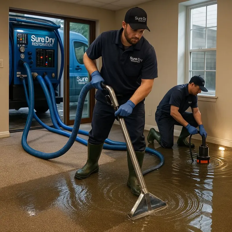 Water Extraction and Removal process in River Rouge, MI